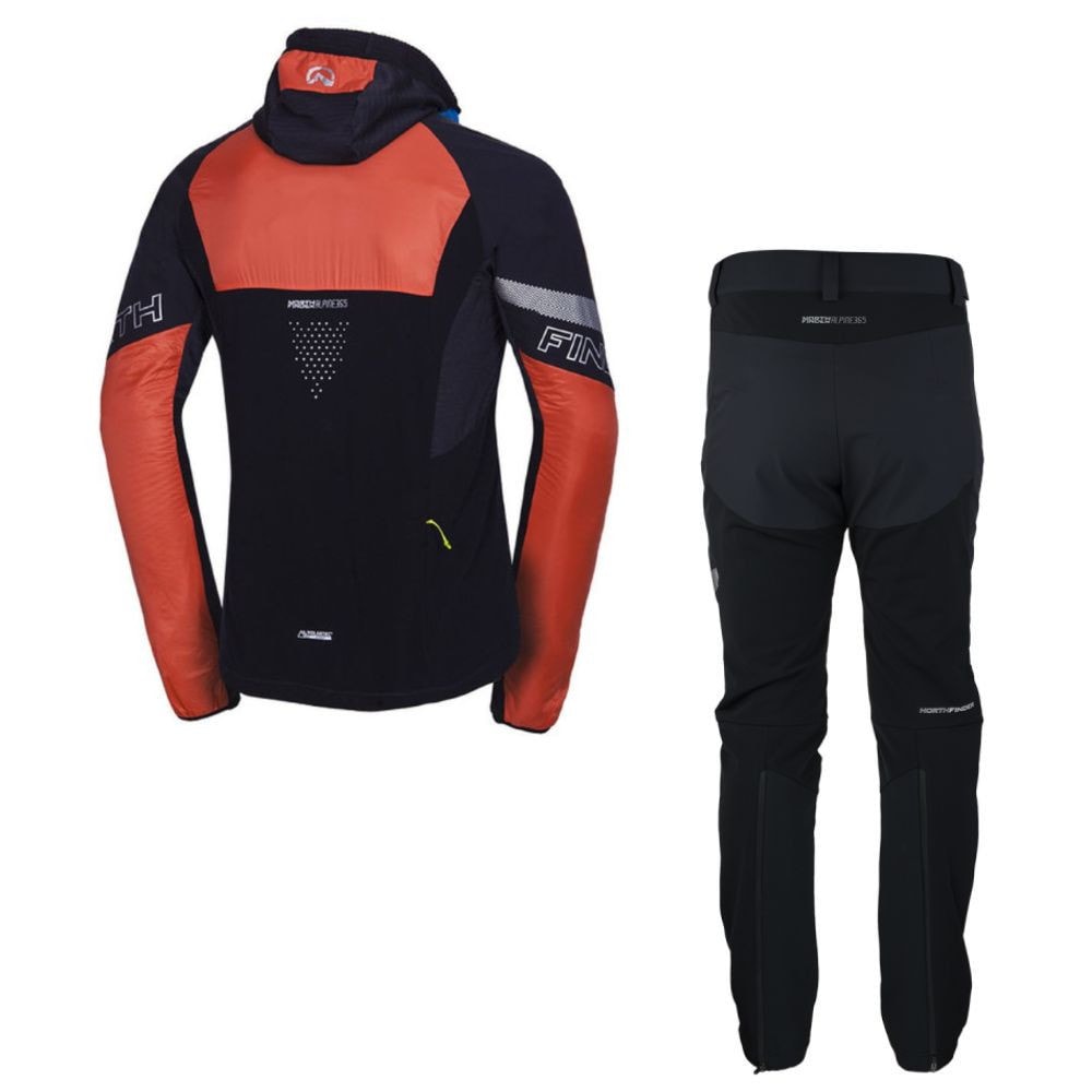 Skialpový komplet NORTHFINDER Solisko Polartec Alpha Direct Black/Orange + NORTHFINDER Rysy Black - SETY - Skialpové oblečenie - 2