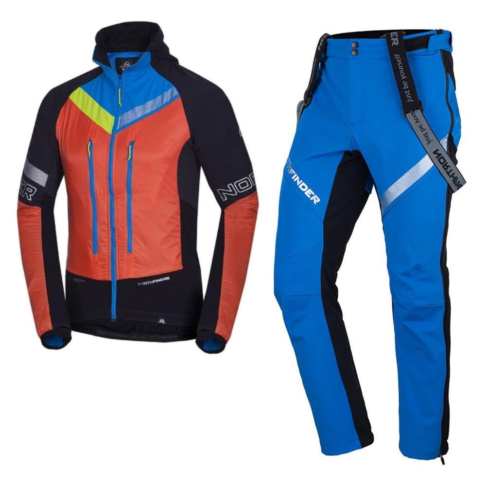 Skialpový komplet NORTHFINDER Solisko Black/Orange & Kotliska - SETY - Skialpové oblečenie - 1