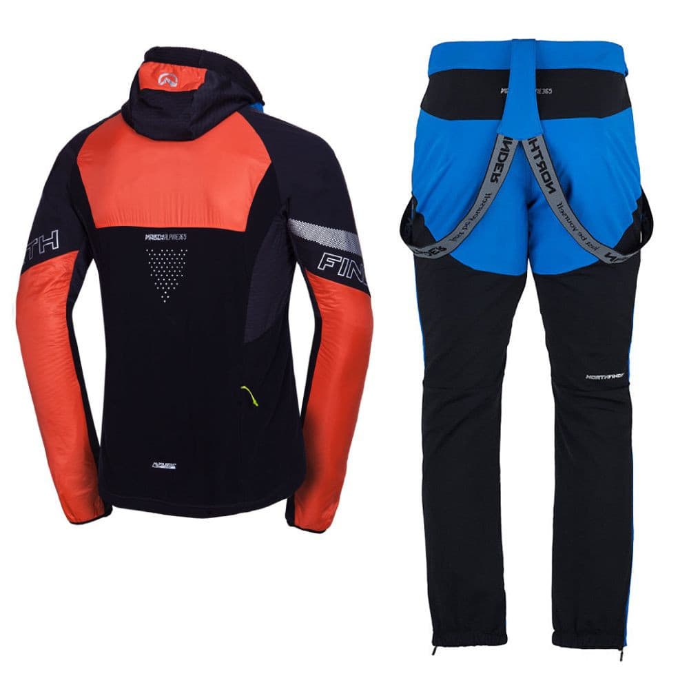 Skialpový komplet NORTHFINDER Solisko Black/Orange & Kotliska - SETY - Skialpové oblečenie - 2