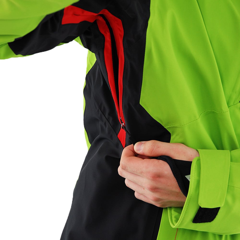 Lyžiarska bunda DAINESE Black Grual D-DRY Green/Red/Black - Lyžiarske bundy - 7