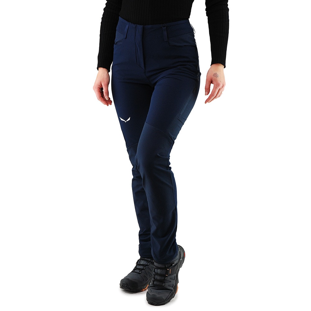 Nohavice SALEWA Agner Durastretch W Navy Blazer - Turistické nohavice - 1