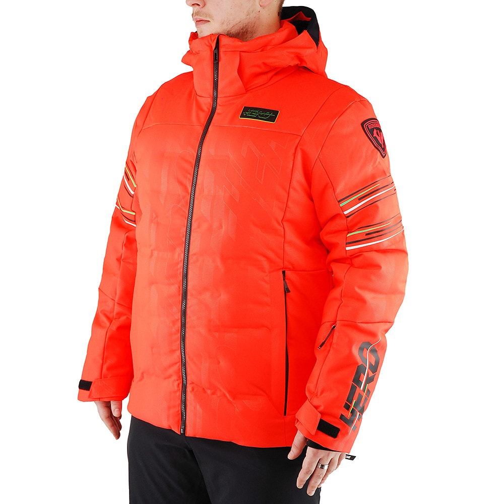 Lyžiarska bunda ROSSIGNOL Hero Depart Neon Red - Lyžiarske bundy - 3