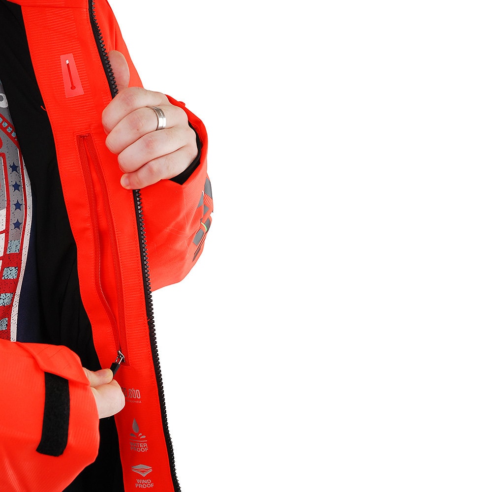 Lyžiarska bunda ROSSIGNOL Hero Depart Neon Red - Lyžiarske bundy - 9