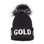 Čiapka GOLDBERGH Hodd Real Raccoon Fur Black