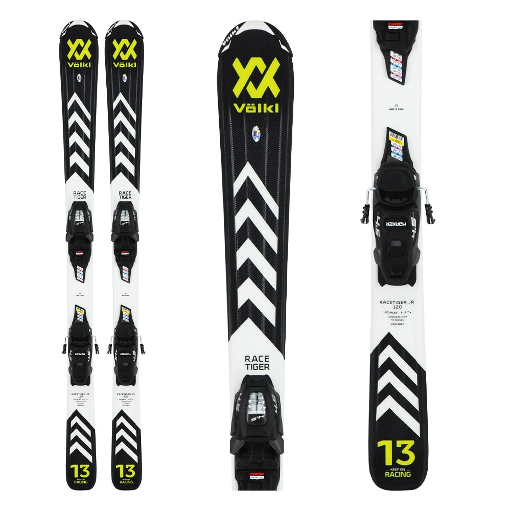 Detské zjazdové lyže VÖLKL Racetiger Jr + viazanie VMotion 7.0 - Detské lyže - 1
