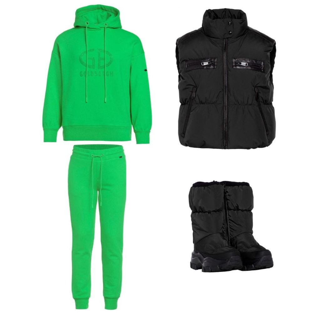 Komplet GOLDBERGH Sparkling & Bright Green & Blast Black & Power Black - SETY - Lyžiarske oblečenie - 1