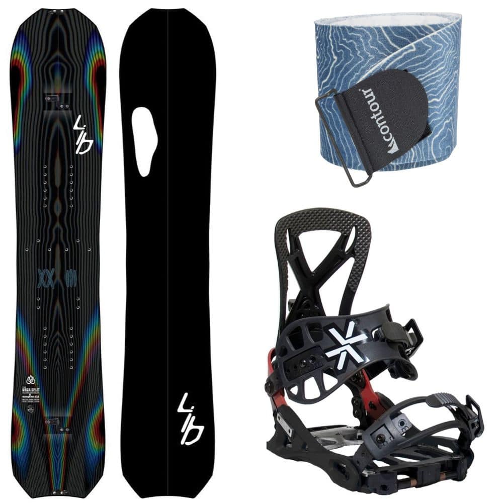 Splitboard LIB TECH ORCA Split so stúpacími pásmi a viazaním KARAKORAM - Splitboardy - 1