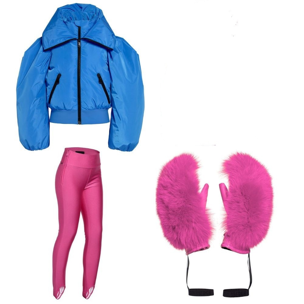 Komplet GOLDBERGH Vava Blue & Sandy Pink & Heddy Pink & Hill Mittens Pink - SETY - Lyžiarske oblečenie - 1