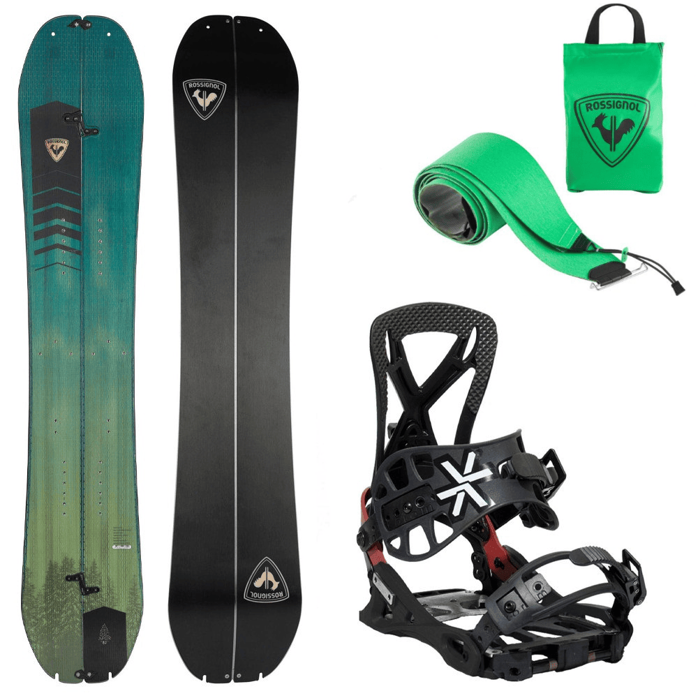 Splitboardový set ROSSIGNOL Escaper Split so stúpacími pásmi a viazaním KARAKORAM - Splitboard sety - 1