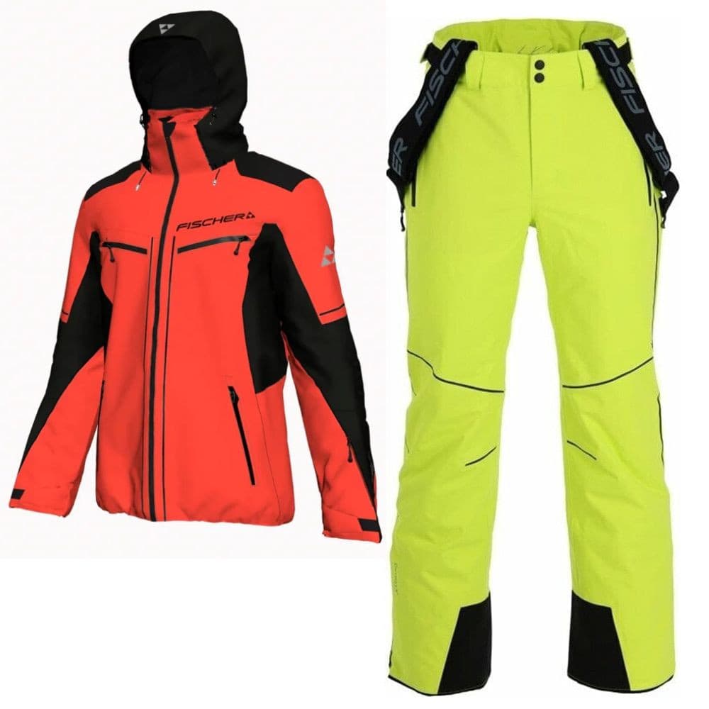 Lyžiarsky komplet FISCHER Hans Knauss RC4 Red/Yellow - SETY - Lyžiarske oblečenie - 1