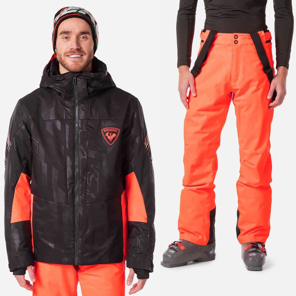 Lyžiarsky komplet ROSSIGNOL Hero Black/Neon Red - SETY - Lyžiarske oblečenie - 1