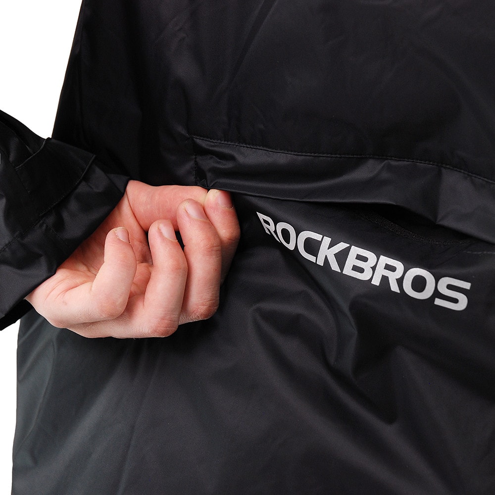 Zbaliteľná bunda Rockbros Black - Bundy & Vesty - 7