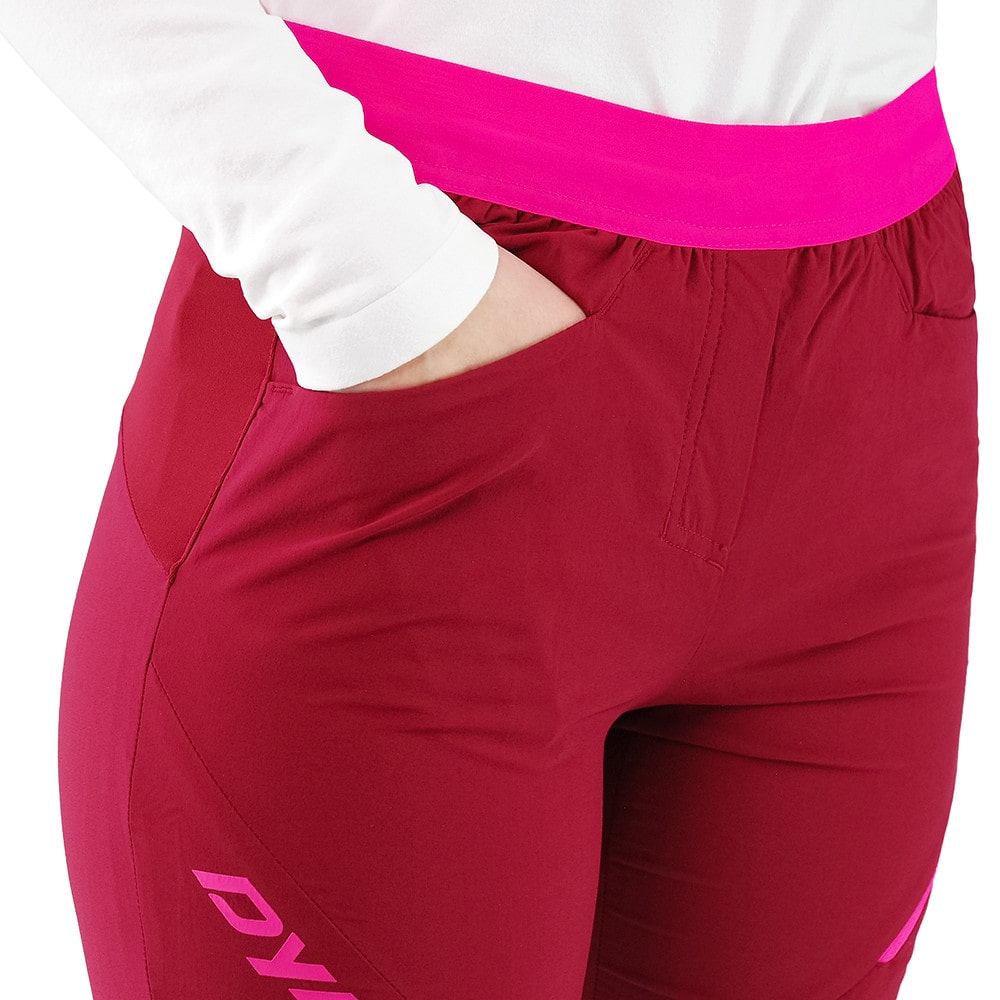 Nohavice DYNAFIT Transalper Hybrid Pant W Beet Red - Turistické nohavice - 3