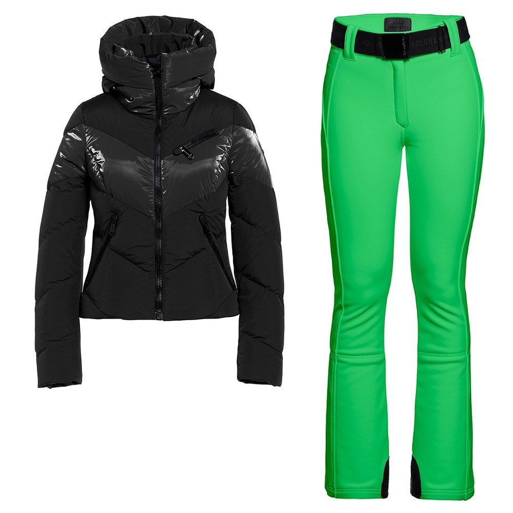 Komplet GOLDBERGH Moraine Black & Pippa Green - SETY - Lyžiarske oblečenie - 1