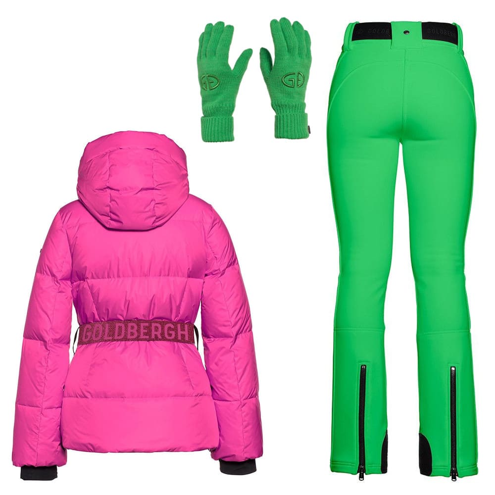 Komplet GOLDBERGH Snowmass Pink & Pippa Green & Vanity Green - SETY - Lyžiarske oblečenie - 2