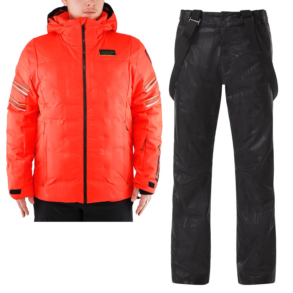 Lyžiarsky komplet ROSSIGNOL Hero Neon Red/Black - SETY - Lyžiarske oblečenie - 1