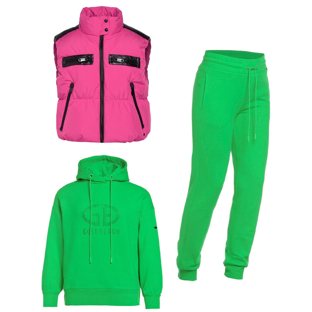 Komplet GOLDBERGH Sparkling & Bright Green & Blast Pink - SETY - Lyžiarske oblečenie - 1