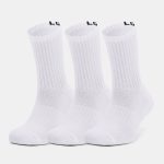 Ponožky UNDER ARMOUR Core Crew 3Pack White