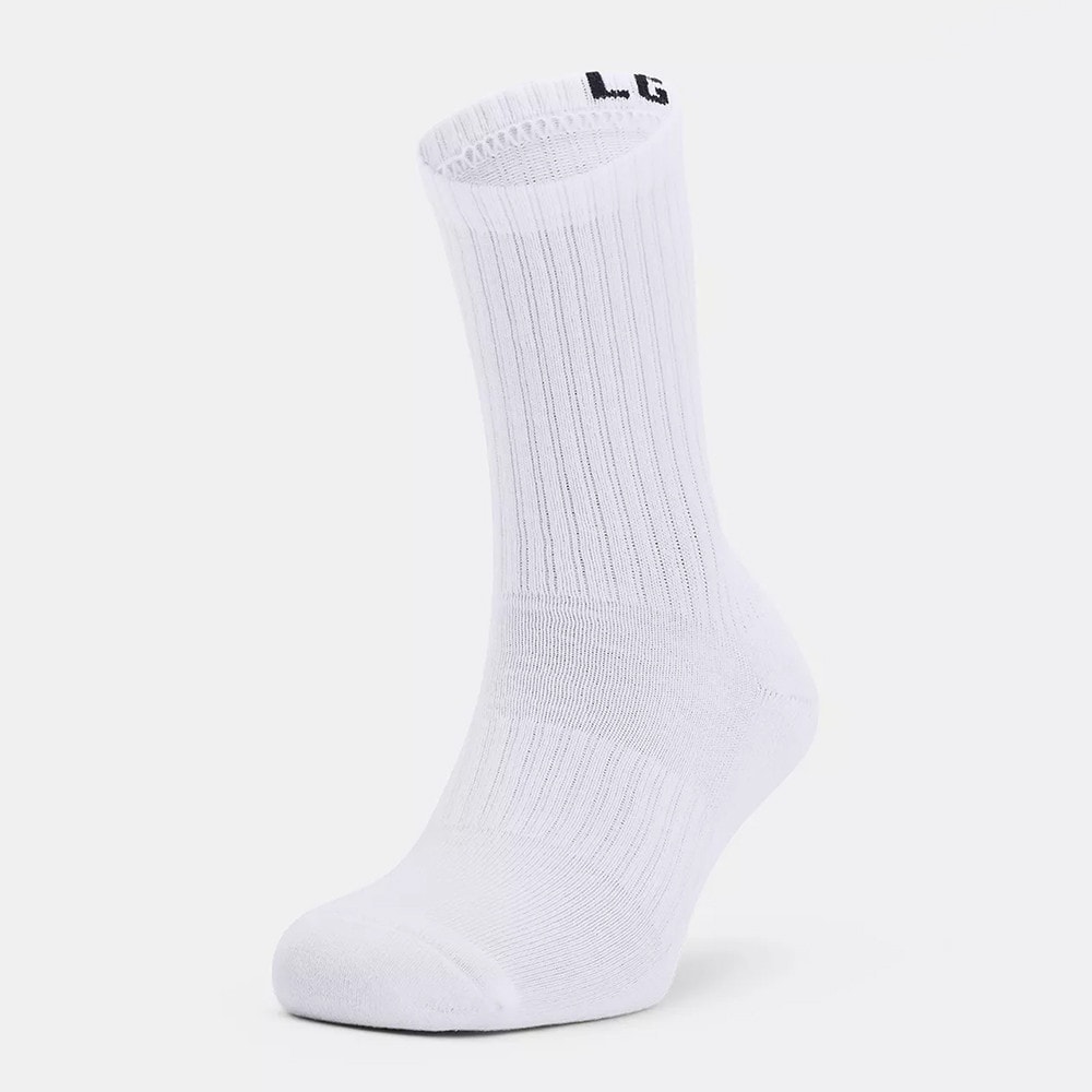 Ponožky UNDER ARMOUR Core Crew 3Pack White - Ponožky - stredné - 2