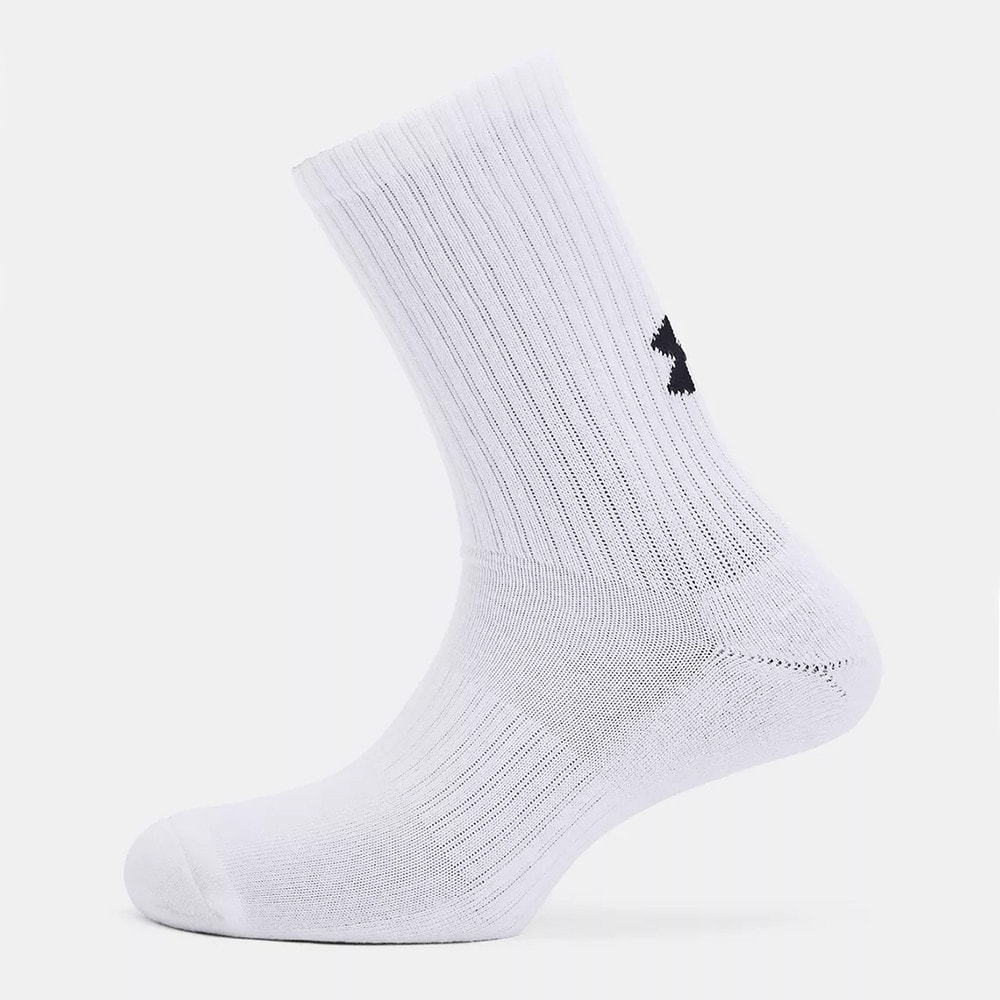 Ponožky UNDER ARMOUR Core Crew 3Pack White - Ponožky - stredné - 4