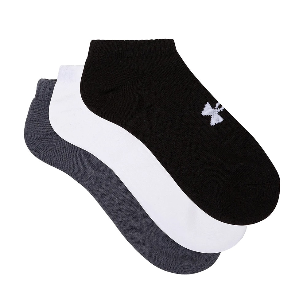Ponožky UNDER ARMOUR Core No Show 3Pack Black/White - Ponožky - nízke - 1