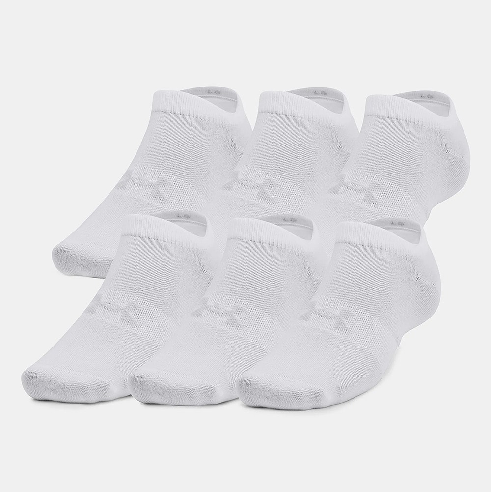Ponožky UNDER ARMOUR Essential No Show 6Pack White - Ponožky - nízke - 1