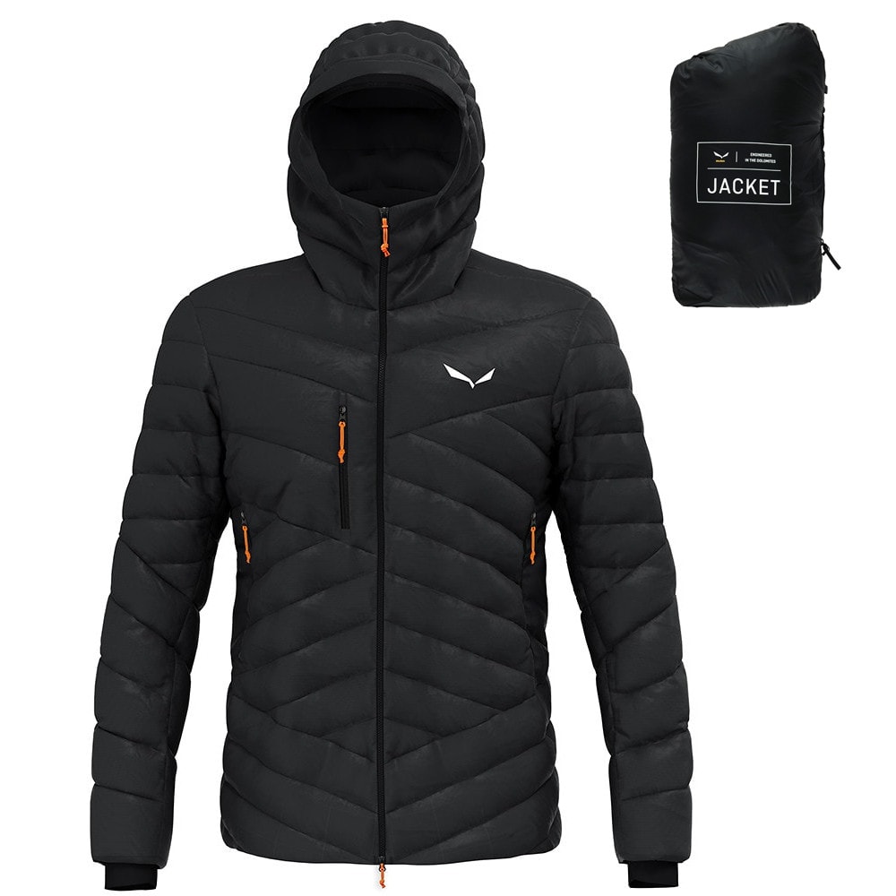 Bunda SALEWA Ortles Medium 3 Down Jacket Black M - Bundy & Vesty - 1