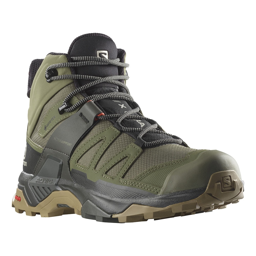 Turistické topánky SALOMON X Ultra 4 MID GTX Deep Lichen Green - Turistická obuv - 3