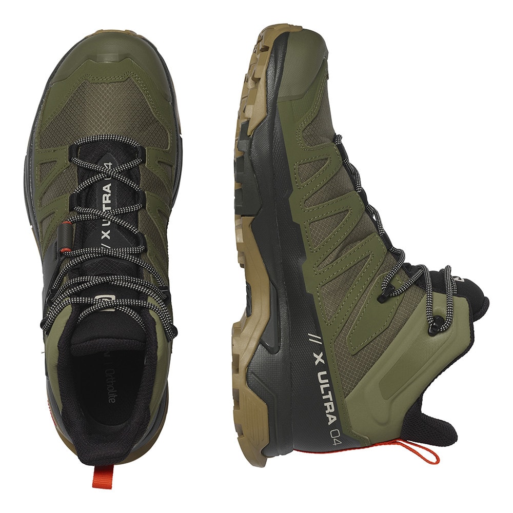 Turistické topánky SALOMON X Ultra 4 MID GTX Deep Lichen Green - Turistická obuv - 4