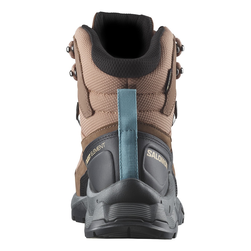 Turistická obuv SALOMON Quest Element GTX W Mocha Mousse/Marine Blue - Turistická obuv - 5