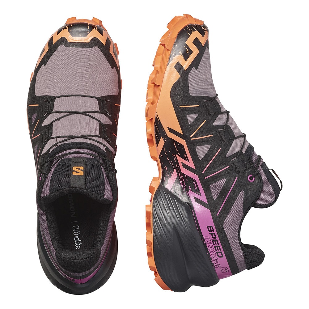 Obuv SALOMON Speedcross 6 GTX W Moonscape/Bird Of Paradise - Športová obuv - 4