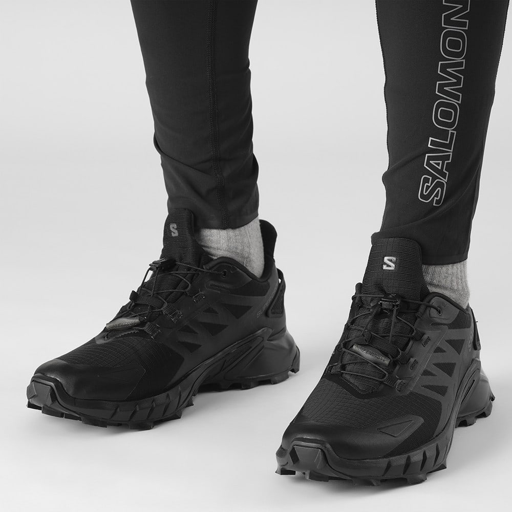 Topánky SALOMON Supercross 4 GTX Black - Športová obuv - 7
