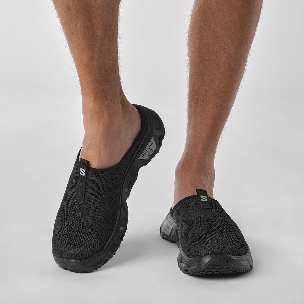 Šľapky SALOMON Reelax Slide 6.0 Black - Šľapky a sandále - 7