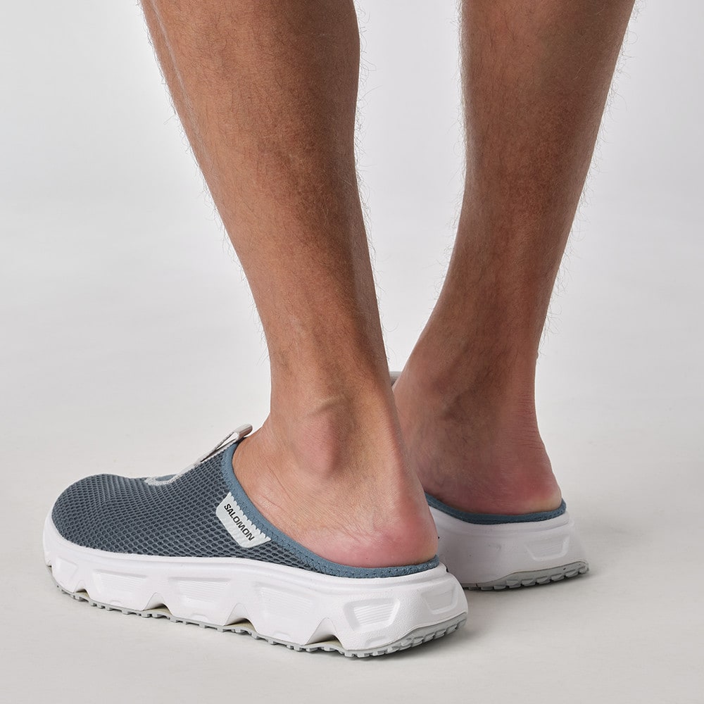 Šľapky SALOMON Reelax Slide 6.0 Blue Ashes/White - Šľapky a sandále - 8