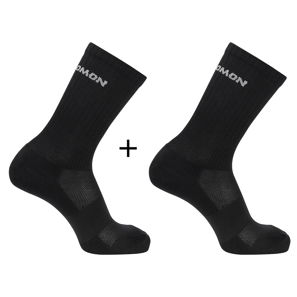 Ponožky SALOMON Evasion Crew 2Pack Black - 2 páry - Ponožky - stredné - 1