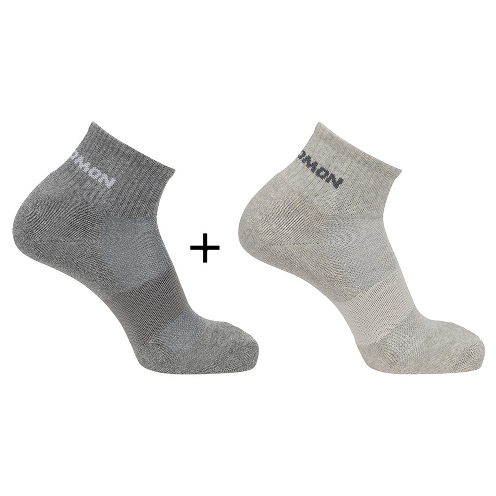 Ponožky SALOMON Evasion Ankle 2Pack Light Grey - 2 páry - Ponožky - stredné - 1