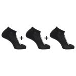 Ponožky SALOMON Everyday Low 3Pack Black - 3 páry