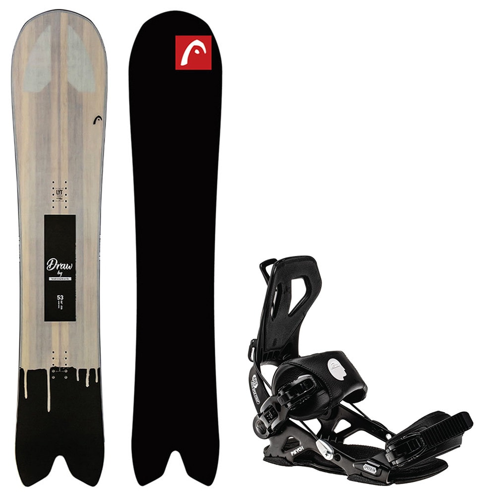 Snowboard HEAD Draw LYT s viazaním GNU Psych - Pánske sety - 1