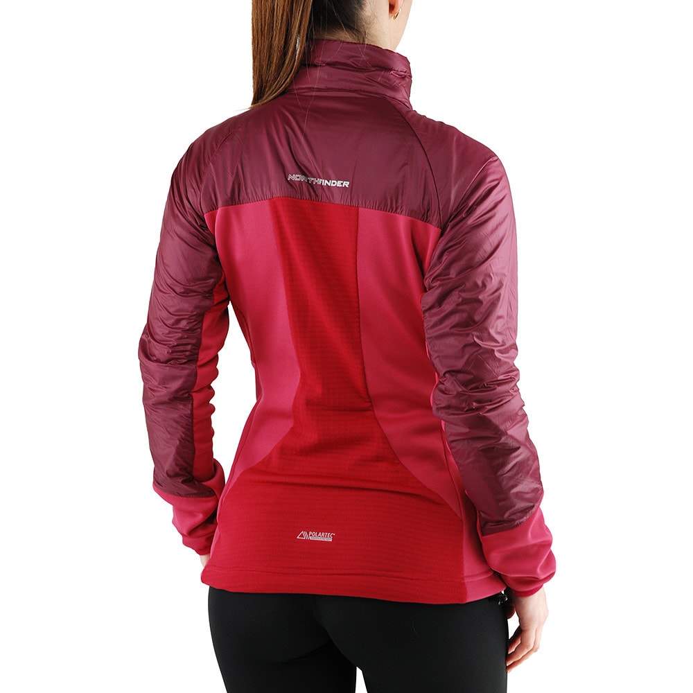 Skialpová bunda NORTHFINDER Hybrid Polartec Alpha Direct Oravska Red - Bundy na bežky a skialp - 2