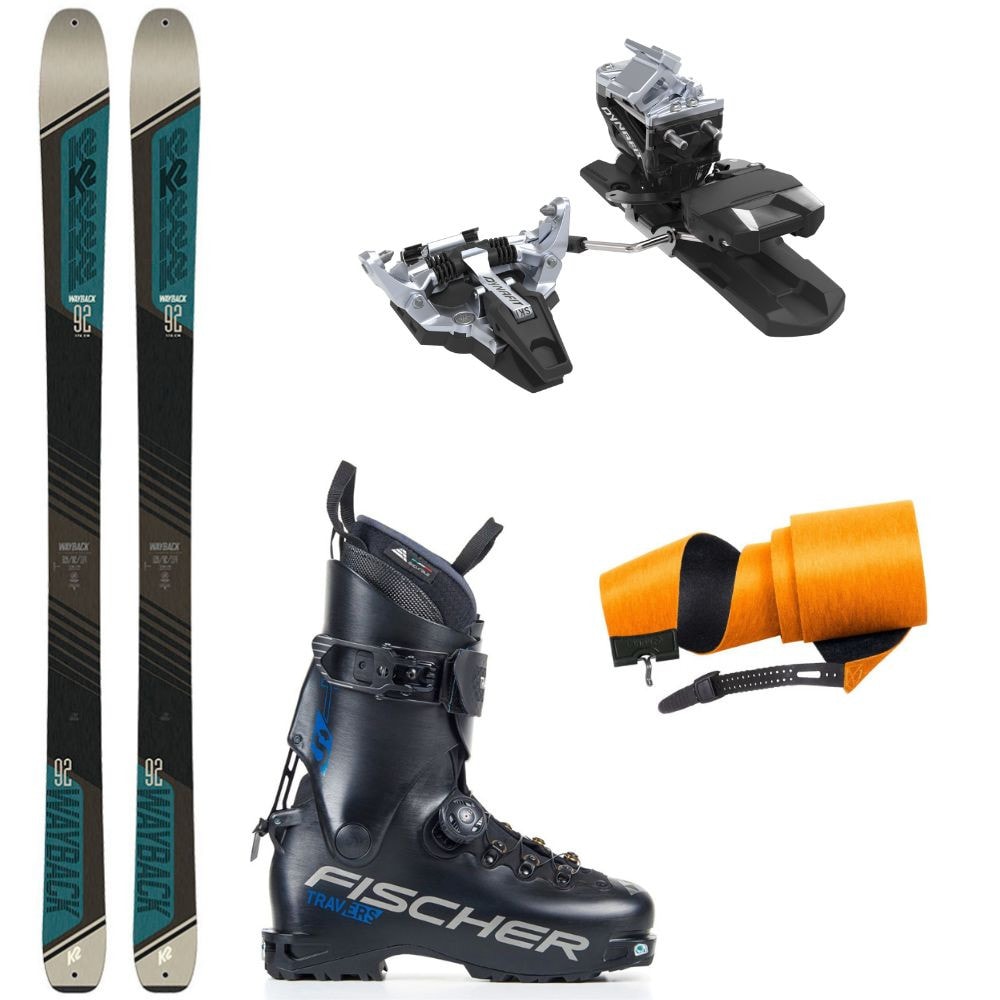 Skialpový set K2 Wayback 92 s pásmi + viazanie Dynafit Radical + lyžiarky Fischer - Skialp sety -Unisex - 1