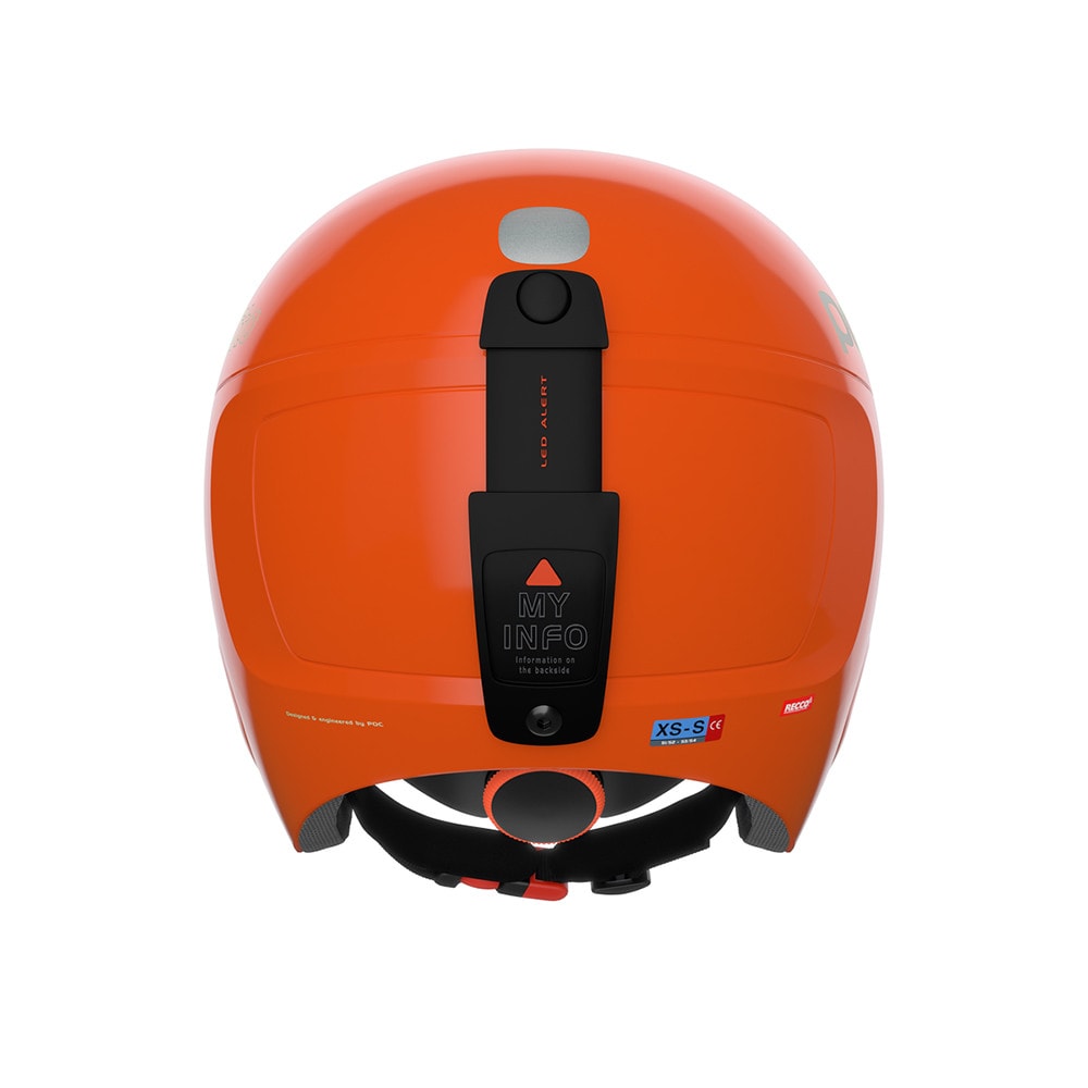 Lyžiarska prilba POC Pocito Skull Fluorescent Orange Adjustable - Detské prilby - 4