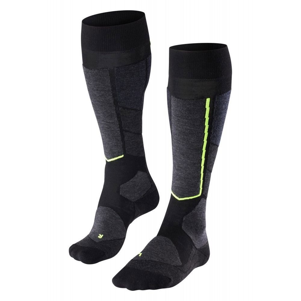 Merino ponožky FALKE ST4 Wool M Black - Podkolienky - 1