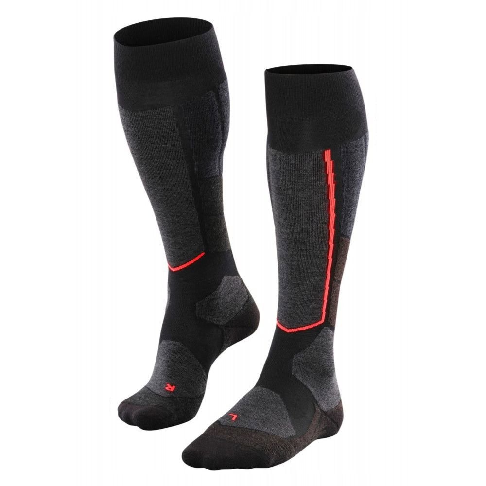 Merino ponožky FALKE ST4 Wool W Black - Podkolienky - 1
