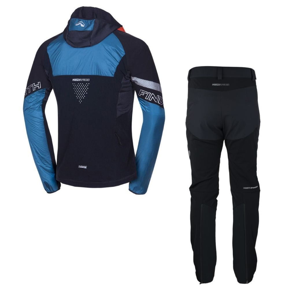 Skialpový komplet NORTHFINDER Solisko Polartec Alpha Direct Blue/Black + NORTHFINDER Rysy Black - SETY - Skialpové oblečenie - 2