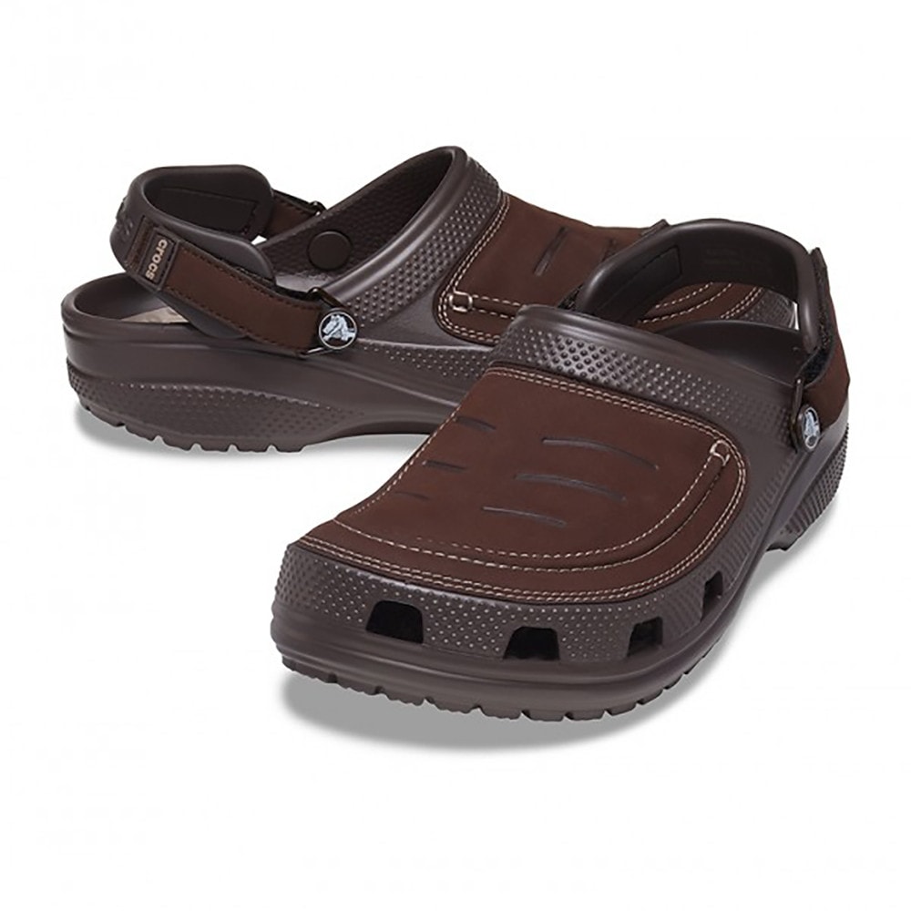 Obuv CROCS Yukon Vista II LR Clog M Espresso/Mushroom - Šľapky a sandále - 4