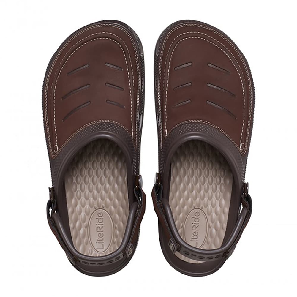 Obuv CROCS Yukon Vista II LR Clog M Espresso/Mushroom - Šľapky a sandále - 5