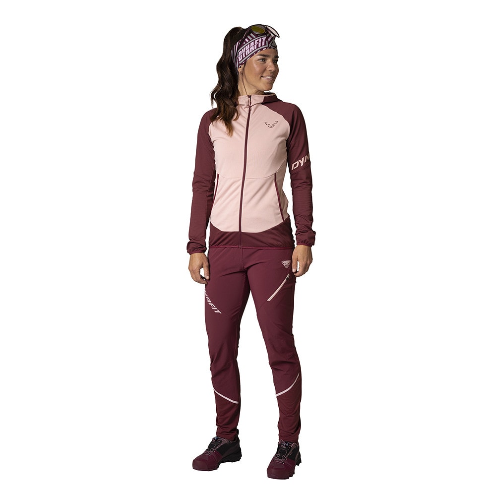 Nohavice DYNAFIT Transalper Hybrid Pant W Burgundy - Turistické nohavice - 2
