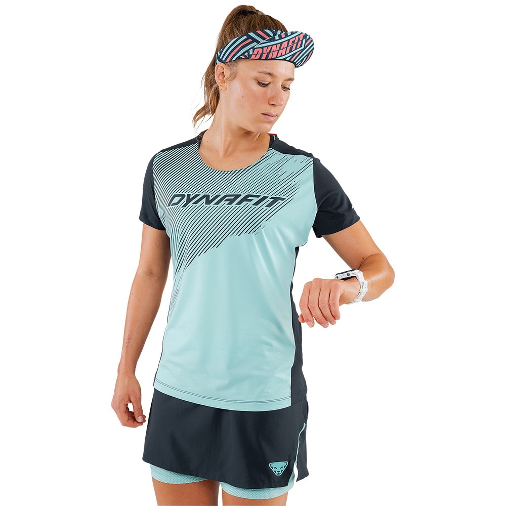 Tričko DYNAFIT Alpine Shirt W Marine Blue - Dámske oblečenie - 4