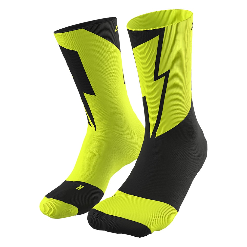 Ponožky DYNAFIT No Pain No Gain Neon Yellow - Ponožky - stredné - 2