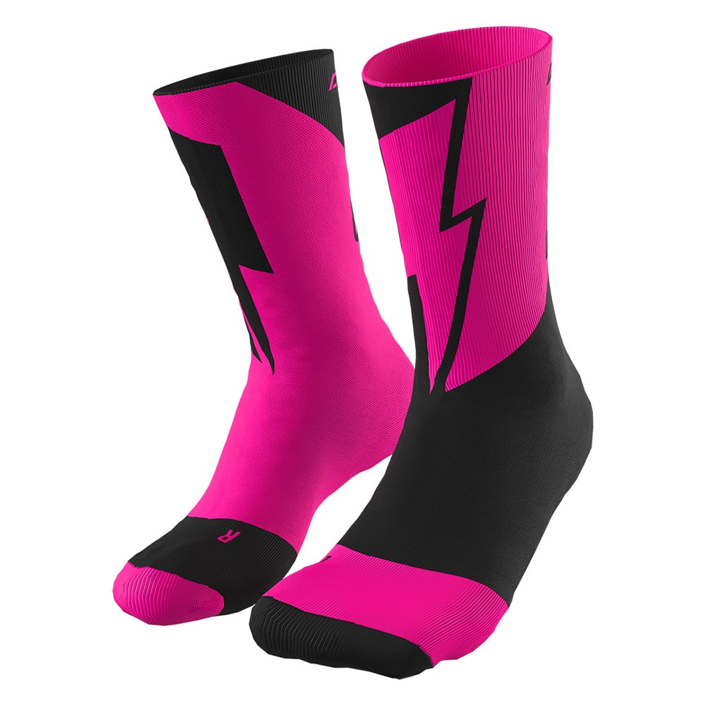 Ponožky DYNAFIT No Pain No Gain Pink - Ponožky - stredné - 2
